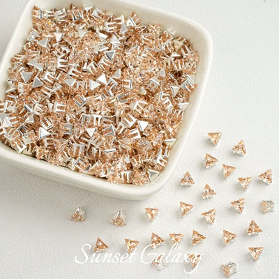 Bracelet Accessories, Zərgərlik ara hissələri - 4mmchampagne-silver-30-pieces