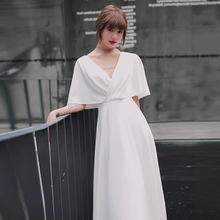 胖mm晚礼服胖妹妹显瘦遮肚高级感200斤加肥加大女孩特大码礼服裙