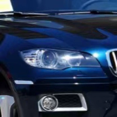 Car headlight protective film, Suitable for BMW X5 blackened headlight - 08-14-x6-headlight-film-transparent-model