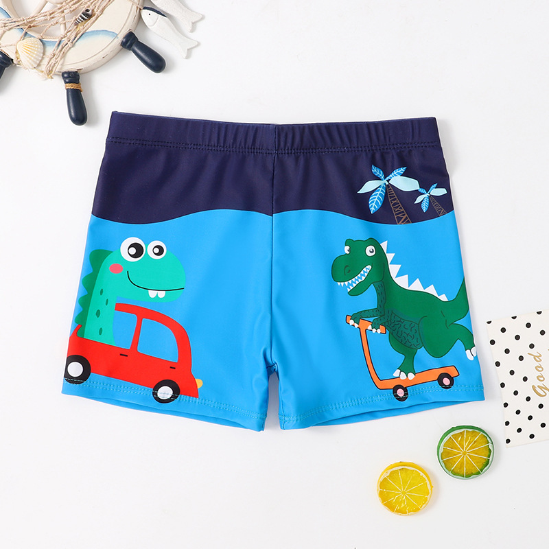 2025 Boys' Swim Trunks for Small, Medium, and Large Children, Cartoon Swimwear, Baby One-Piece Dropshipping Children's Swim Trunks That Can Be Worn Outside