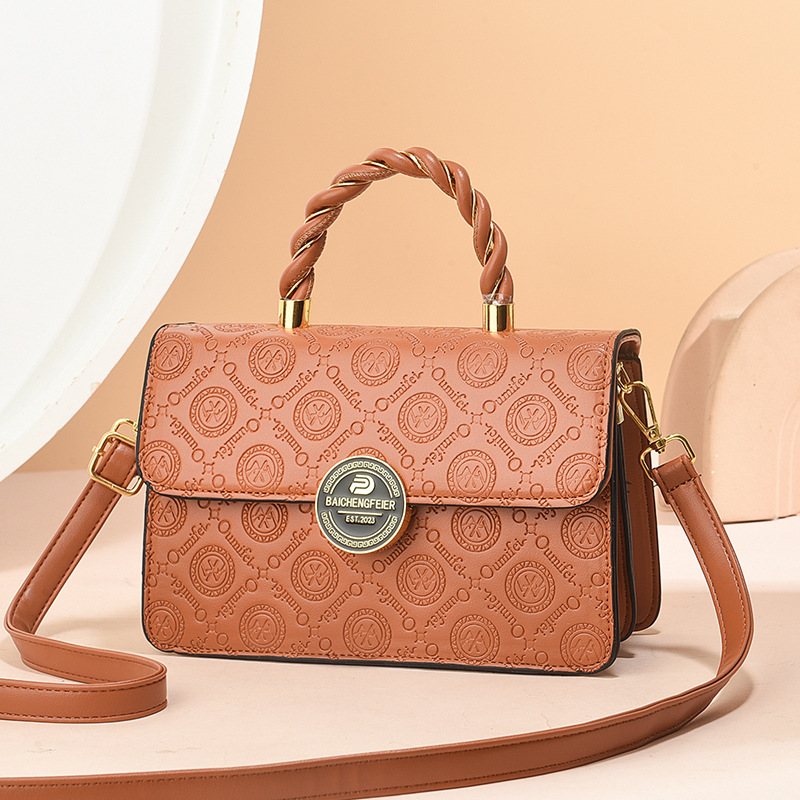 Nuevo bolso de mano de hombro suave, bolso de tramo inclinado, bolso de moda coreano, bolso de comercio exterior, bolso de mujer, fabricantes 2025