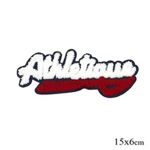 英文字母毛巾綉花布贴 衣裤鞋帽子装饰用品 刺绣标輔料厂家生产