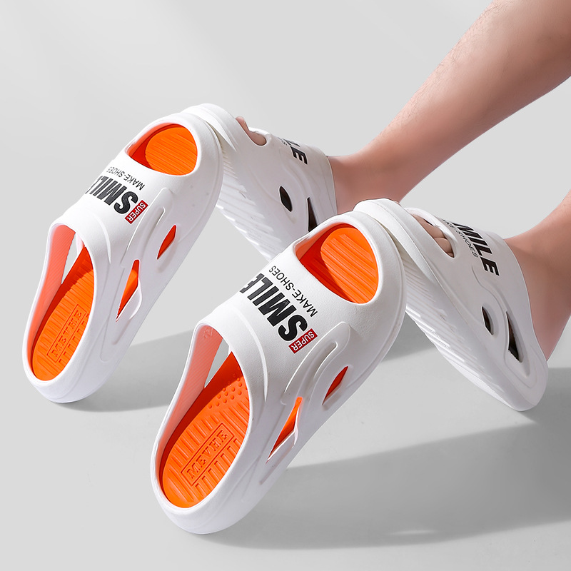 Zapatillas para hombres verano 2025 explosión fuera del hogar hombre fuera del deporte antideslizante para el hogar espesar la base suave para hombres súper suave