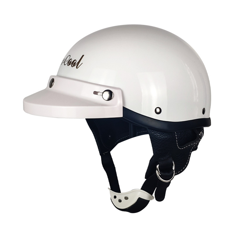 Casco de media cara con certificación 3C para mujer, entrega directa de fábrica de cascos de motocicleta, casco de motocicleta estilo japonés, casco de seguridad para vehículos eléctricos de verano, ligero