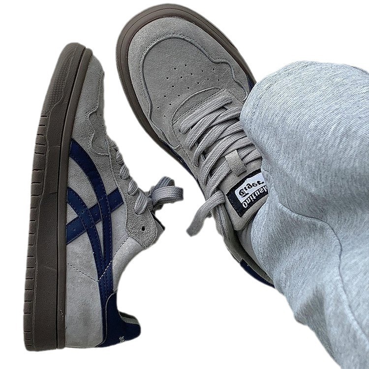 Zapatillas de entrenamiento alemanas a la moda para mujer, nuevo estilo primavera 2026, zapatillas de suela gruesa, calzado deportivo casual retro de cuero, zapatillas de entrenamiento alemanas.