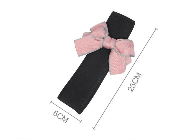 Car Seat Belt Shoulder Cover, Seat Belt Protector, Cute and Creative Bowknot Car Interior Decoration