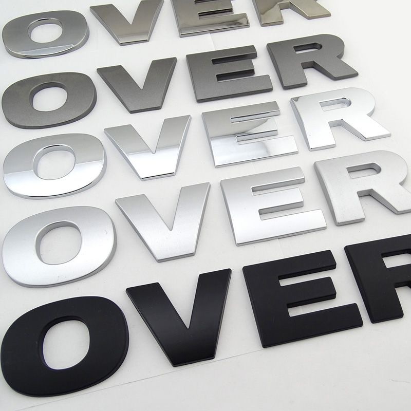 Applicable Land Rover LAND ROVER Word Mark Found 3/4 Cover English Letter Mark Front Mark Rear Rear Car Mark