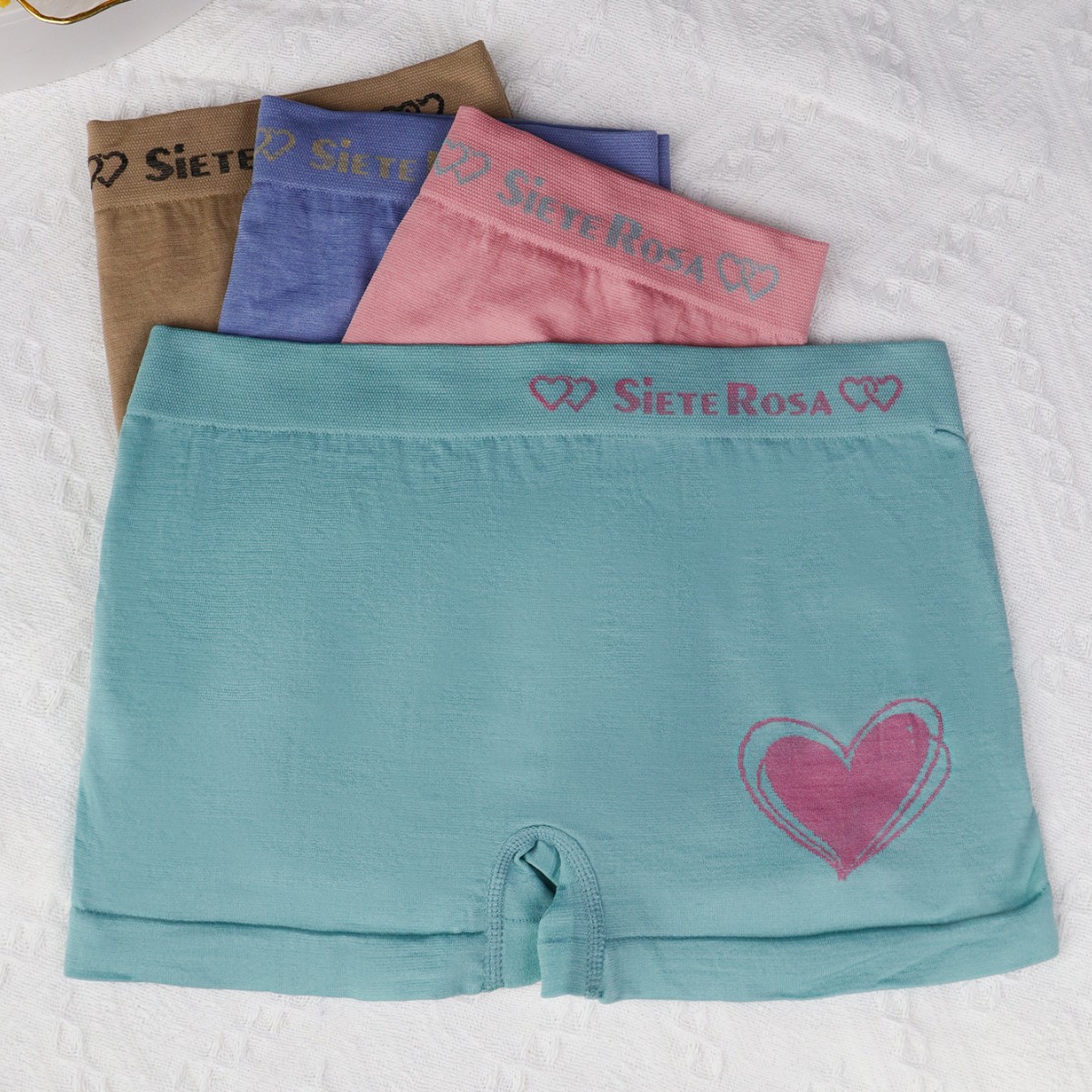 Calzones bóxer transpirables de poliéster sin costuras para mujer, cómodos, de seguridad, anti-exposición, para verano.