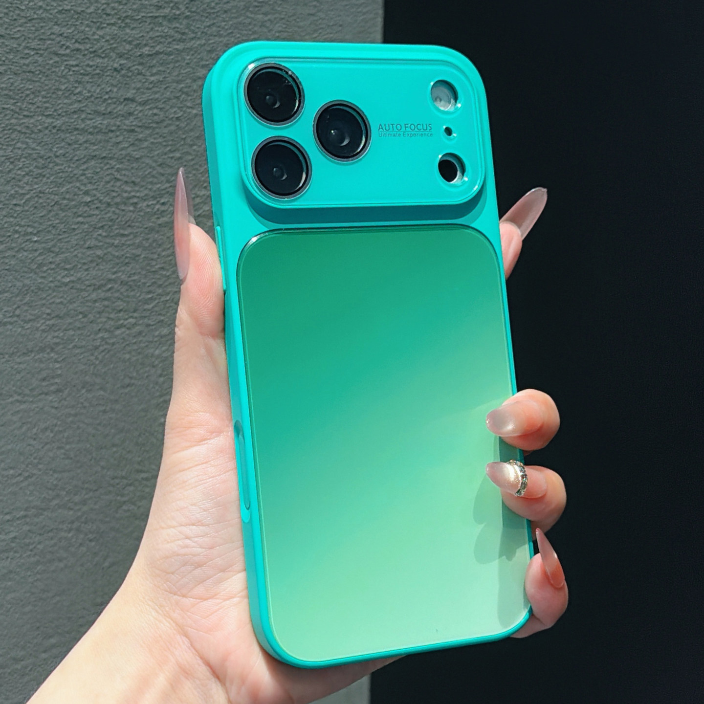 Hielo de vidrio gradiente para iPhone17Promax ventana de alto rendimiento para teléfonos móviles Apple 15 cubierta anti-caída