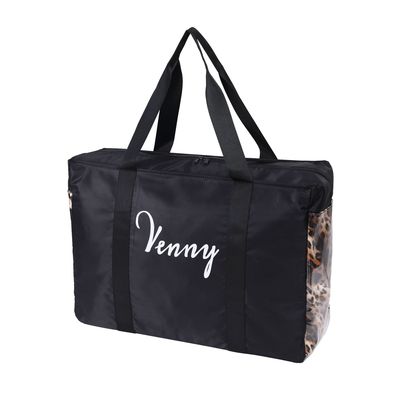 黑色防水大容量干湿分离豹纹收纳健身包多功能户外旅行包拉丁舞包