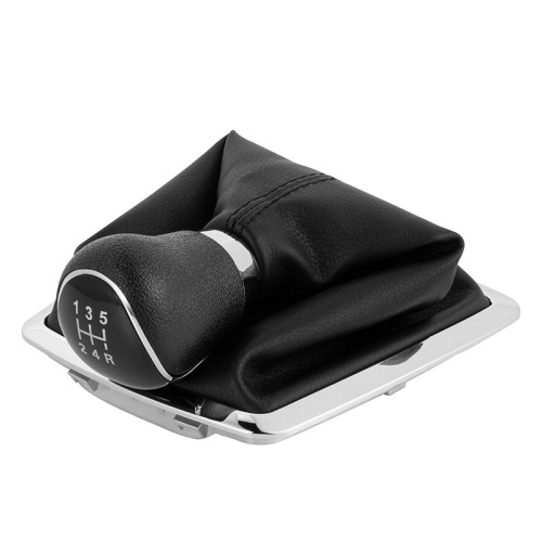 Applicable to Ford Focus Shift Boot Dust Cover, Black Shift Lever for 5/6 Speed Manual Transmission