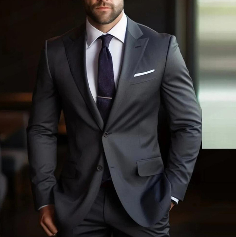 Aliexpress European and American Banquet Style Business Suit Men's Slim Suit Suit Cross-Border Party Ball Dress Men Aliexpress European and American Banquet Style Business Suit Men's Slim Suit Suit Cross-Border Party Ball Dress Men
