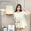 Summer cute top, shorts, trousers, set, Korean style, western style