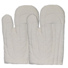 2只商用微波爐烤箱棉麻耐高溫隔熱防燙護加厚烘焙400度工業級手套