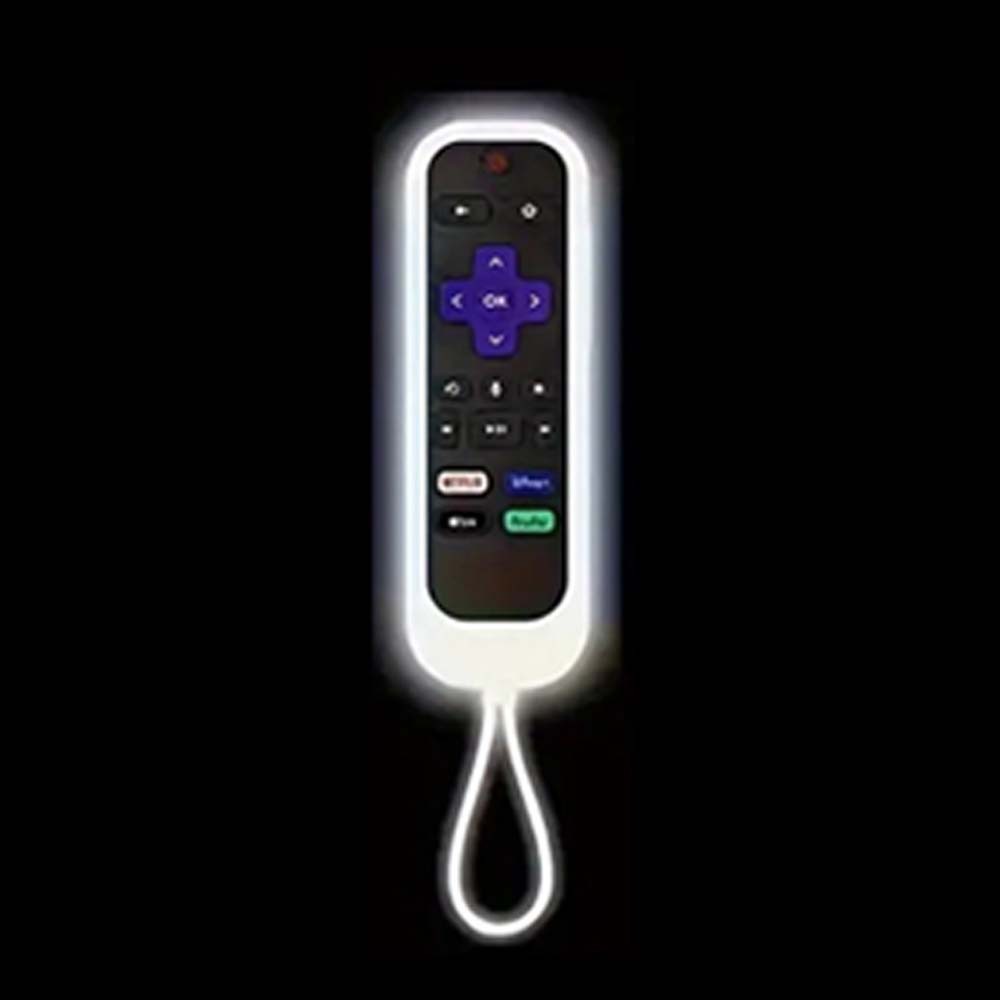 2pcs \ 3pcs para TCL Roku TV luminoso de silicona a prueba de suciedad control remoto cubierta protectora