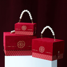 厂家直销新款山茶花喜糖礼盒送伴娘伴手礼盒七夕情人节生日礼物盒