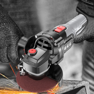 Industrial Brushless Rechargeable Angle Grinder Lithium Battery Grinder Polishing Machine Multi-Function Cutting Machine Hand Grinder Hand Grinding Wheel