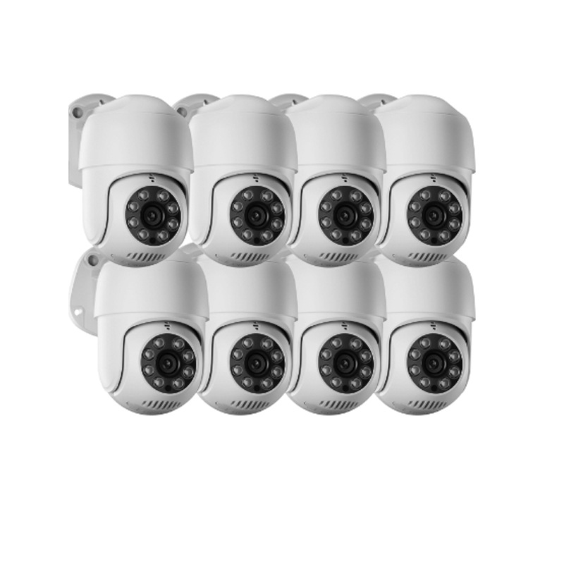 Conjunto de cámaras de vigilancia POE de alta definición de 5 millones de píxeles y 4 canales, equipo de monitoreo con visualización desde el teléfono móvil, conjunto de 8 millones de píxeles, resistente al agua para exteriores