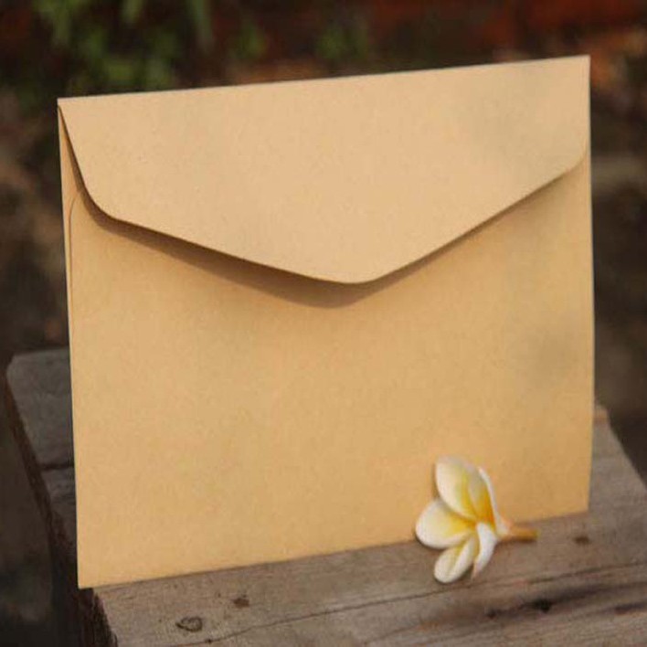 En stock al por mayor color en blanco estilo occidental sobre de negocios dorado LOGO tarjeta de felicitación invitación sobre