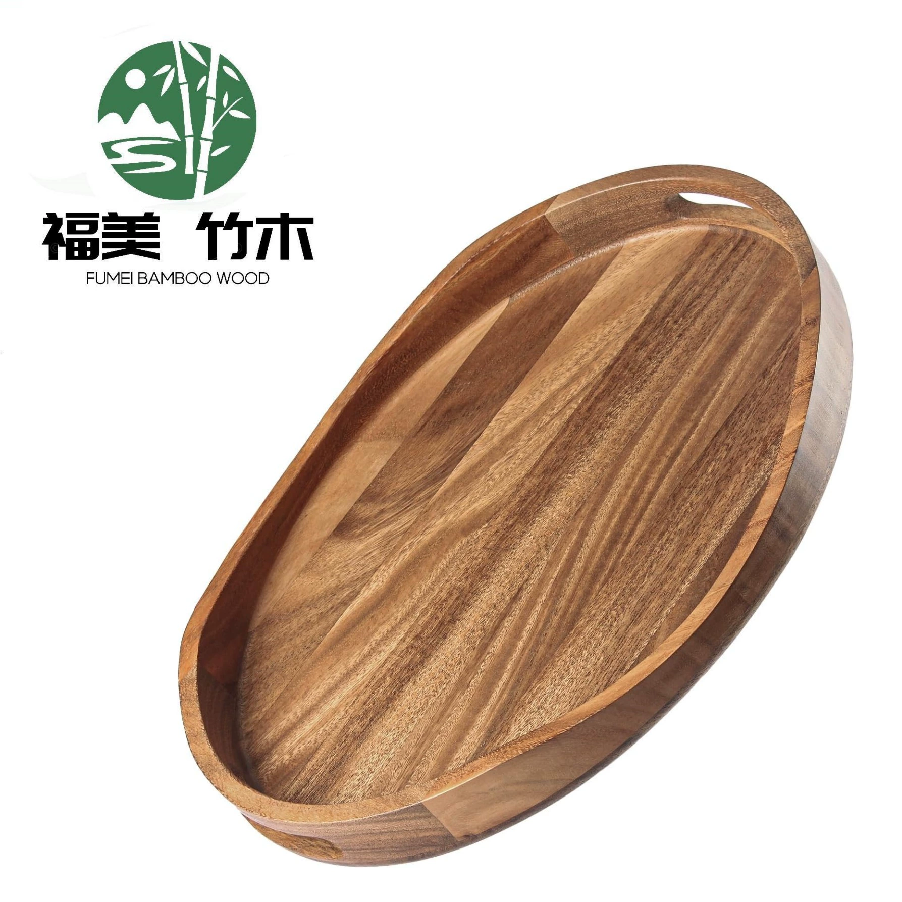 Деревянный поднос для десерта, декоративный поднос для ароматерапии, простой деревянный чайный набор, поднос для хранения, домашний поднос для кофе из цельного дерева Amazon