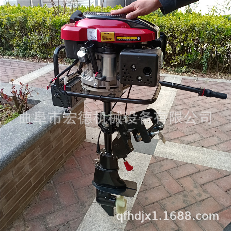 汽油大马力挂桨机 四冲程船用推进器 钓鱼船外机