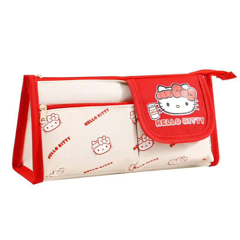 HelloKitty三丽鸥正版授权一年级学生笔袋高颜值大容量女孩文具袋|undefined