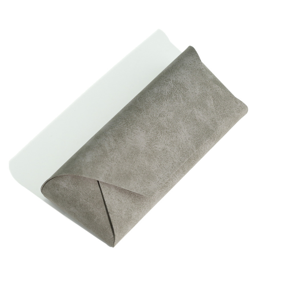 ヴィンテージ牛革製手作りメガネケース、革製近視メガネ・サングラス収納ボックス、高級感のある饅頭型ケース、卸売販売中