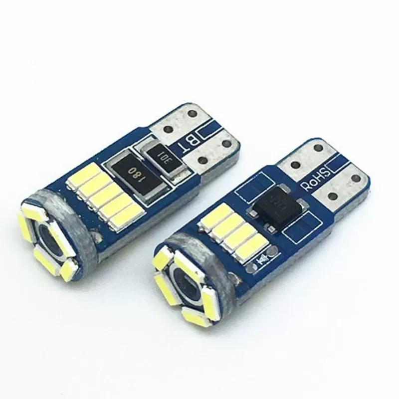 Авто LED декодирующее дисплей широкого света T10 4014 15smd свет reading свет внутри крыши свет для номерного знака