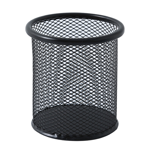 Pen holder storage box creative color pen holder desktop office storage ornaments business fashion metal grid pen holder