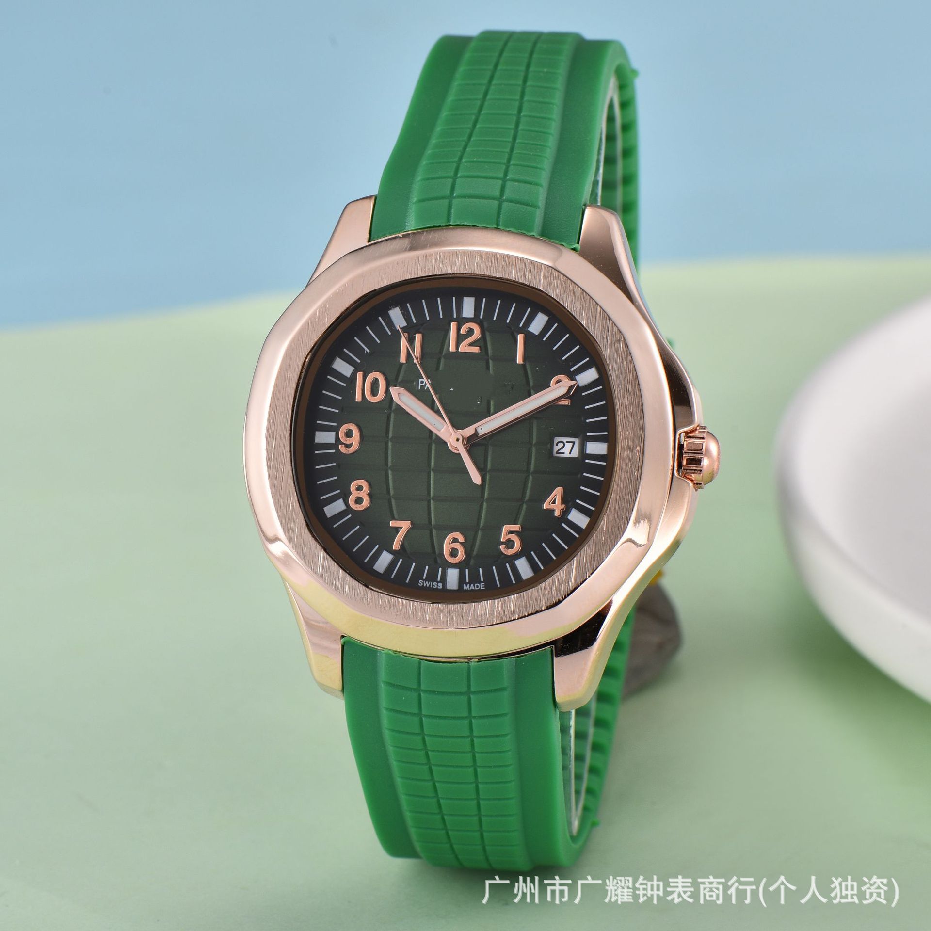 Nautilus Watch Manufacturer Wholesale Dropshipping Baida Grenade Fully Automatic Mechanical Men's Watch Waterproof with Luminous Calendar