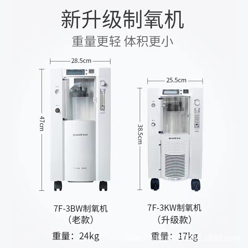 魚躍製酸素機3リットル霧化付き家庭用老人3l酸素機妊婦酸素吸入機酸素輸送機7f-3kw|undefined