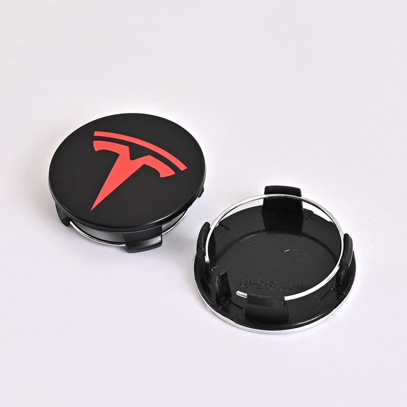 4x 58mm / 54mm Tesla Nabendeckel Felgendeckel Radkappen