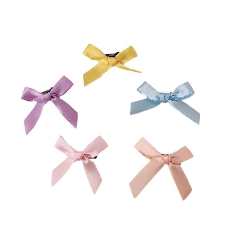 Nuevo cinturón fresco pequeño lateral toque de cabello ballet dulce arco azul trenzado clip para el cabello