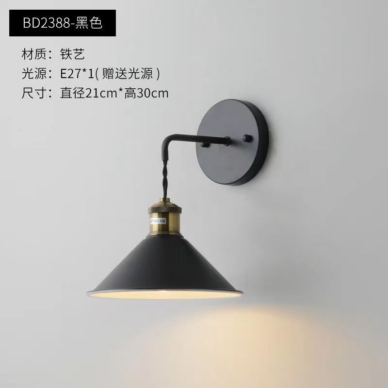 Nórdico creativo dormitorio lámpara de pared color macaron lámpara pasillo escaleras lámpara de pared simple lámpara de noche