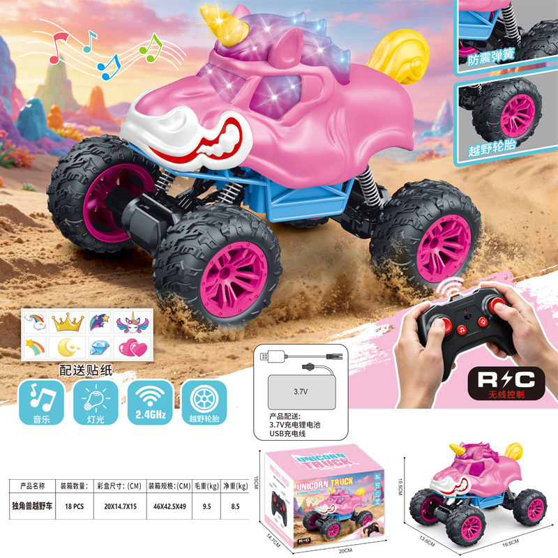 Cross-border 2.4G remote control unicorn spinning stunt car, spider tricycle remote control car, new Amazon product Cross-border 2.4G remote control unicorn spinning stunt car, spider tricycle remote control car, new Amazon product