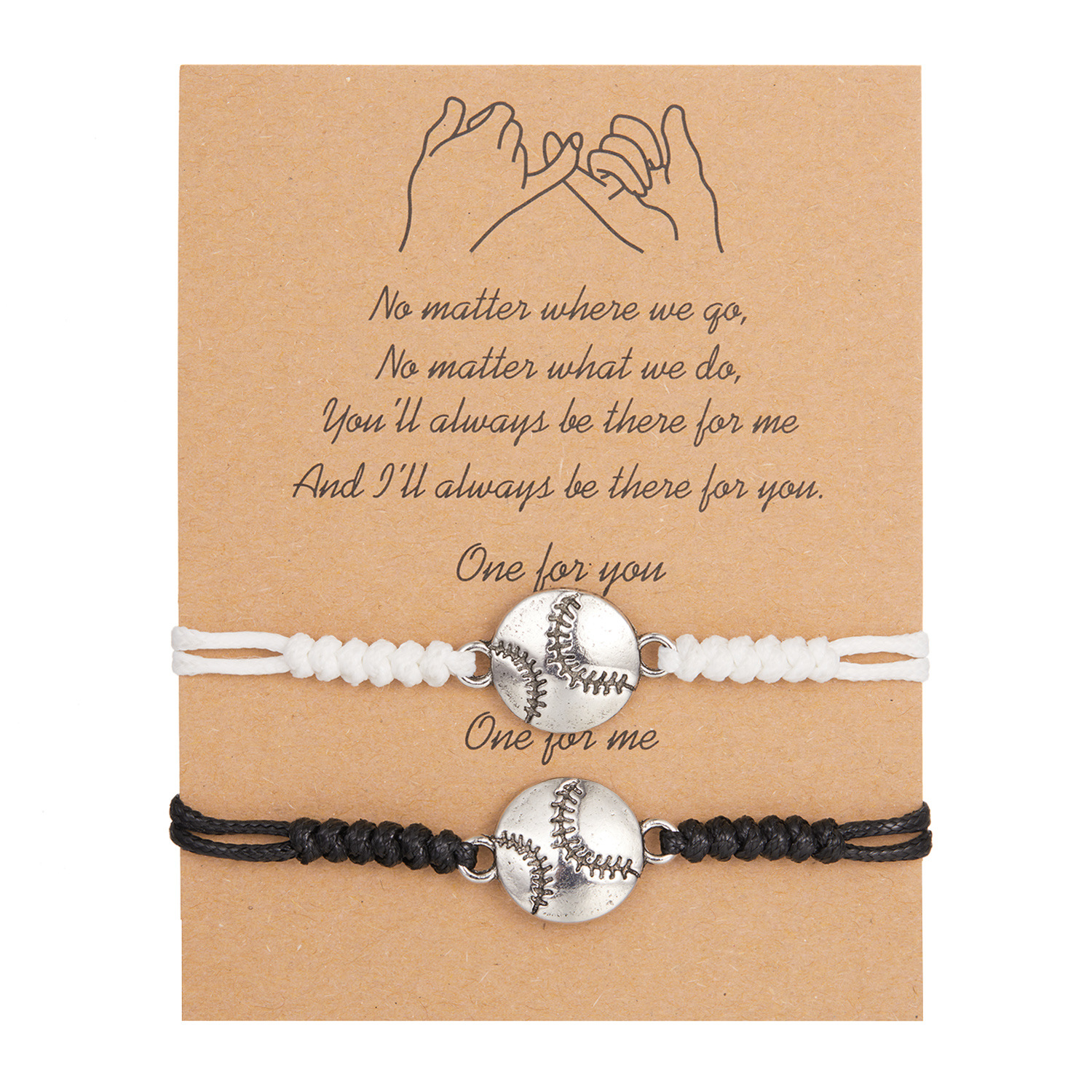 Black And White Mixed Color Basketball Bracelet