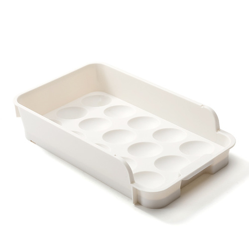 Egg storage box kitchen refrigerator storage box egg rack holder can be stacked egg storage box organizer egg rack