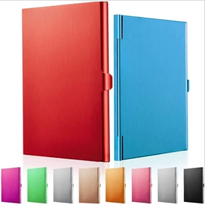 Amazon Hot -Showing Portable Aluminum Alloy Business Box коробка алюминиевая коробка кредитной карты Цвет металлическая коробка визитной карточки