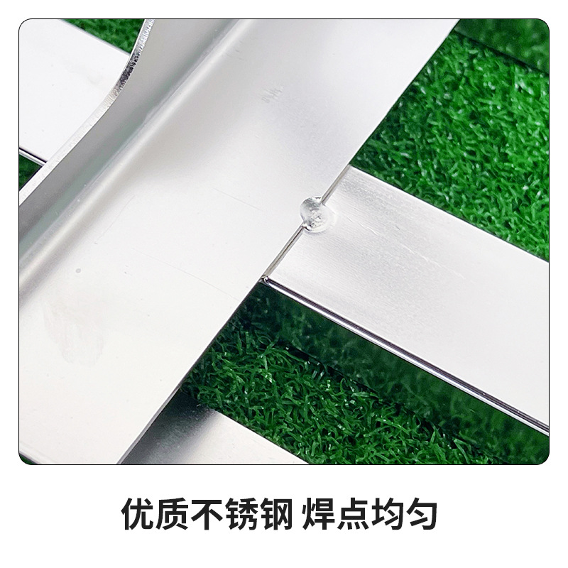Nivelador de campo de golf de acero inoxidable arena plana triturada suelo verde césped organizador Campo de Golf herramienta de arena plana