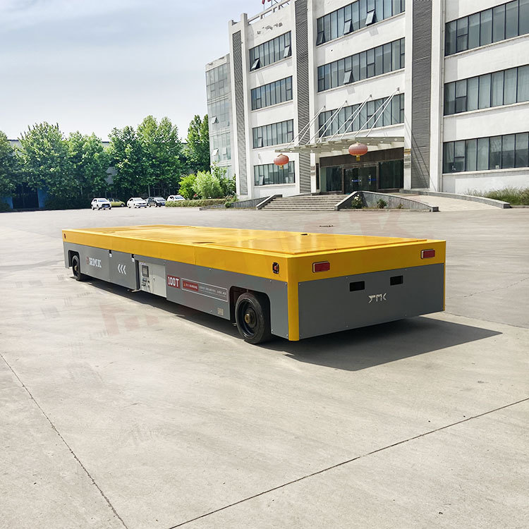 100吨无轨电动运输车 喷漆喷砂房防爆搬运车 蓄电池车间周转车