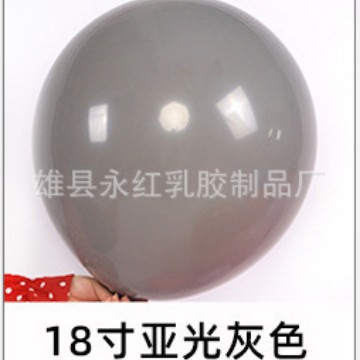 Fábrica al por mayor de 18 pulgadas macaron globo boda cumpleaños fiesta decoración mate globo redondo de látex globo