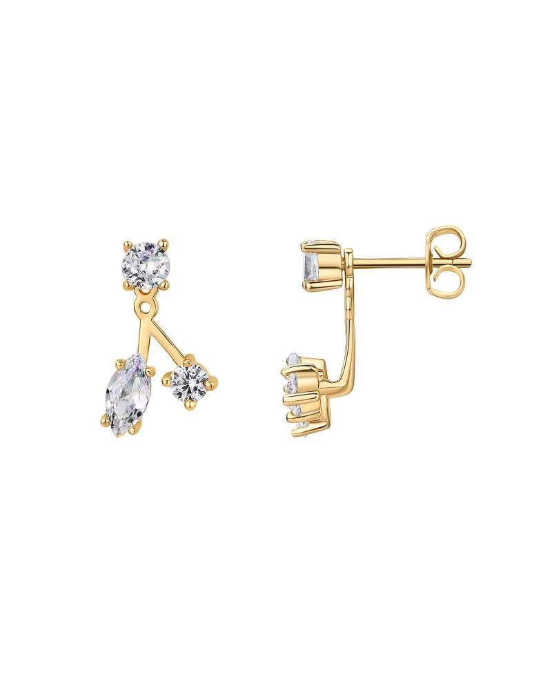 Cubic Zirconia And Pearl Stud Earrings, Delicate And Versatile For Work, Commute And Daily Wear. Hypoallergenic, Tarnish-resistant And Durable For Lon_voghion.com