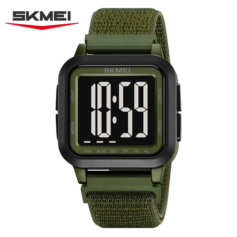 Military green cloth with black machine