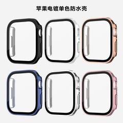 Suitable for Apple watch case apple iwatch8/7/6 waterproof watch case protective case straight edge case membrane integrated case