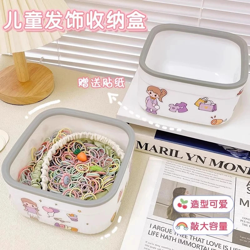 New Desktop Trash Can for Home Use, Small Press-Type Bin, Cute Trash Bags, Office Mini Luxury Storage Wholesale