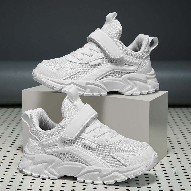 工廠直供兒童鞋批發透氣網鞋女童鞋男童鏤空兒童運動鞋小白鞋跨境