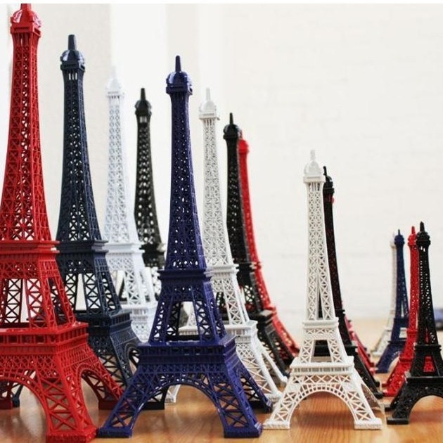 巴黎埃菲尔铁塔 彩色埃菲尔铁塔 家居创意摆件工艺品 艾菲尔铁塔