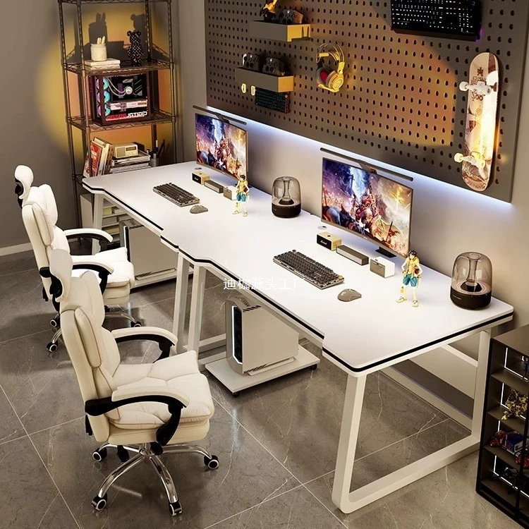 Двойной компьютерный стол настольный домашний длинный стол пара рядом
