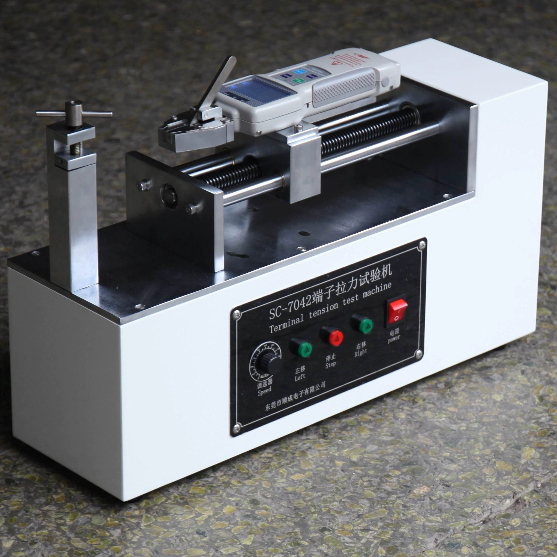 Электрическая горизонтальная машина для испытания на растяжение, машина для испытания на растяжение клемм, машина для испытания на растяжение жгутов клемм в наличии.