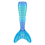 Купальник, детский комплект, крой «рыбий хвост»